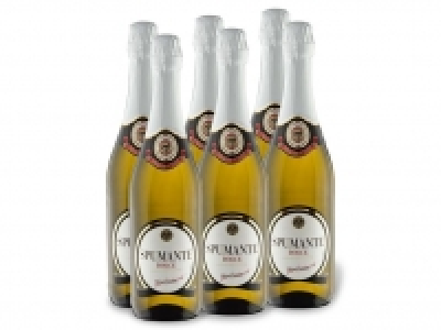 Lidl  6 x 0,75-l-Flasche Weinpaket Spumante Bianco, dolce