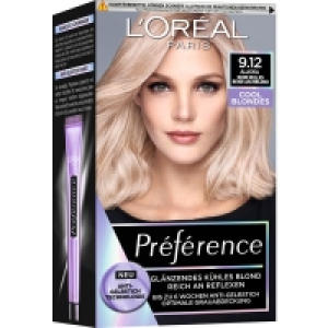 Rossmann Loréal Paris Préférence Coloration Cool Blonds 9.12 Siberia sehr helles beige Aschblond