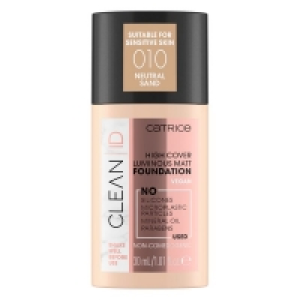 Catrice Clean ID High Cover Luminous Matt Foundation 010