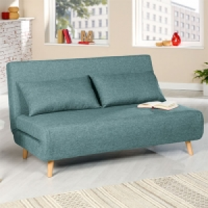 Aldi Süd  Sofabett, 2-Sitzer Türkis