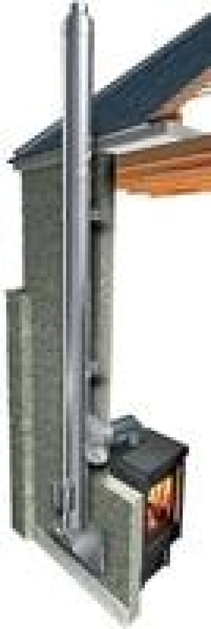 Edelstahl-Au&szlig;enwand- Kaminset , Jedes weitere Rohrelement