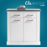 Roller  Ella@HOME Kommode - Pinie weiß-Wenge - 105 cm breit