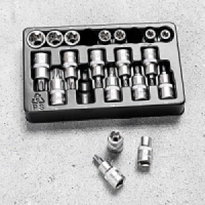 Innensechsrund-Stecknuss-/ Bit-Set 14.99 €