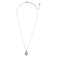 Rossmann Accessories Halskette aus Edelstahl mit Herz und Strasssteinen
