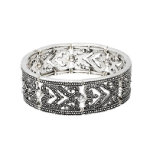 Accessories Elastisches Armband verziert mit Ornamenten und Strassteinen