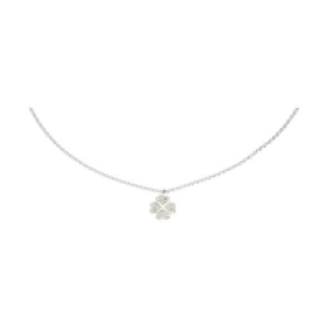 Accessories Halskette mit Kleeblatt-Anhänger aus 925er Silber