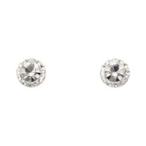Accessories Ohrstecker aus 925er Silber verziert mit Zirkonia-Steinen