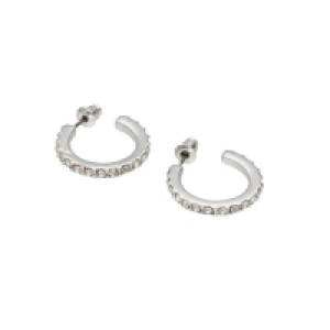 Accessories Kleine Creole mit Schmucksteinen verziert