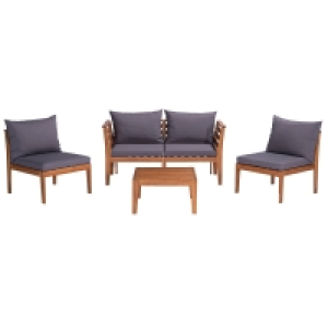 Gardiola 14-teiliges Gartenmöbel-Loungeset - anthrazit - Akazie massiv 447.00 €