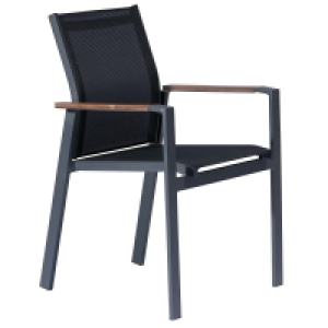 Angebot Roller Gardiola Gartenstuhl schwarz Aluminium