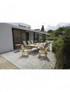 Ausziehtisch »Somerville«, BxHxT: 200 x 75 x 110 cm, Tischplatte: Teak