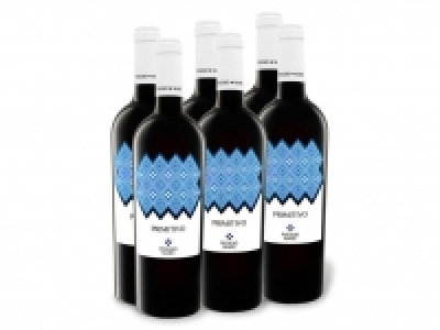 Lidl  6 x 0,75-l-Flasche Poggio Maru Primtivo Salento IGP trocken, Rotwein