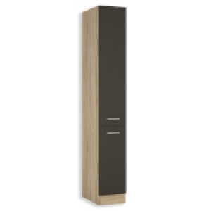 Roller  Apothekerschrank - anthrazit-Sonoma Eiche - 2 Auszüge - 30 cm breit 