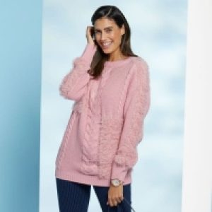 NKD  Damen-Pullover mit Flausch-Effekten