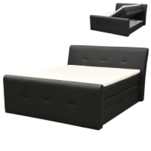 Roller  Boxspringbett - anthrazit - H2 - 180x200 cm