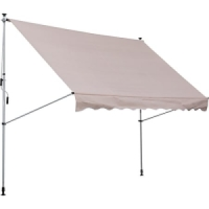 Netto  Outsunny Klemmmarkise mit Faltarm 300 x 150 cm (BxL) | Markise Sonnens