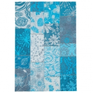 Pergamon Luxus Vintage Designerteppich Patchwork
