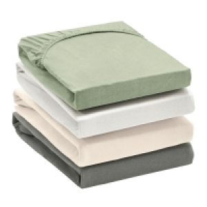 dormia Leinen-Feinjersey-Spannbetttuch