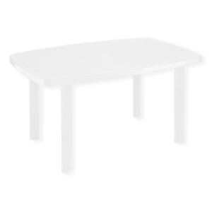 Gartentisch - weiß - wetterfest 29.00 €