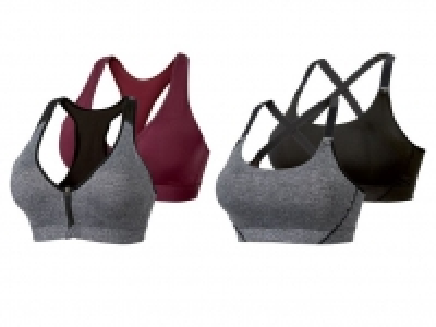 Lidl Crivit® CRIVIT® Sport-Bustier/ BH, 2 Stück, High Level, mit Elasthan