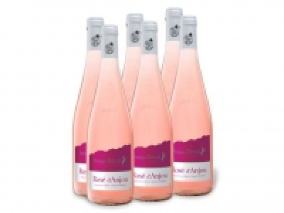 Lidl  6 x 0,75-l-Flasche Weinpaket Philippe Deval dAnjou AOC lieblich, Rosé