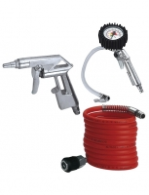 Druckluft-Profi-Set, bis zu 8 bar, mit Reifenfüllmesser