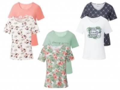 ESMARA&reg; T-Shirts Damen, 2 St&uuml;ck, mit Print 4.99&nbsp;&euro;