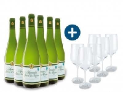 Lidl  6 x 0,75-l-Flasche Weinpaket Muscadet Sévre et Maine AOP trocken, Weiß