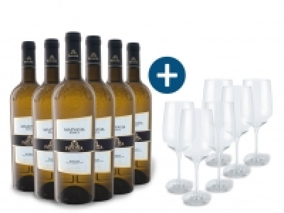 Lidl  6 x 0,75-l-Flasche Weinpaket Peuceta Malvasia Bianca Puglia IGP trocke