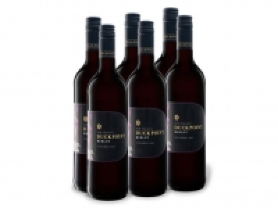 6 x 0,75-l-Flasche Weinpaket Duck Point Merlot Hawkes Bay trocken, Rot