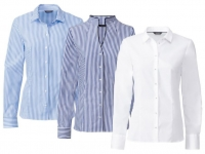 ESMARA® Bluse, feminin tailliert, bügelfrei, aus reiner Baumwolle 6.99 €