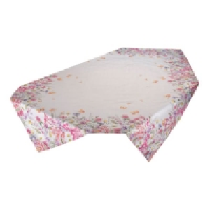 Webtischdecke mit Frühlingsblumen, ca. 130x160cm 6.99 €