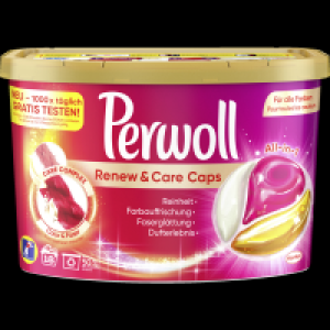 Perwoll Renew & Care Caps Color & Faser, 18 WL