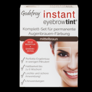 Godefroy Instant Eyebrow Tint Komplett-Set für permanente Augenbauen-Färbung mi
