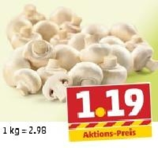 Weiße Champignons 1.19 €