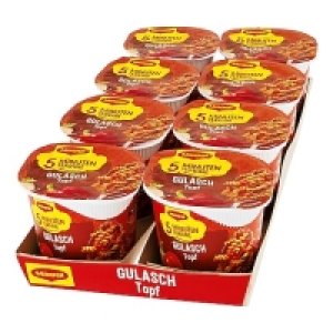 Maggi 5 Minuten Terrine Gulaschtopf 57 g, 8er Pack 6.66 €