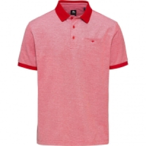 Otto Kern Poloshirt, Melange, Brusttasche, für Herren