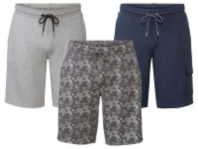 LIVERGY® Sweatbermuda Herren, Gummizugbund und Kordel