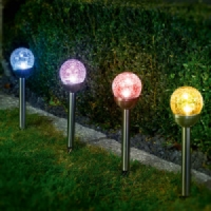 Norma I Glow XXL-LED-Solarkugel Crashglas