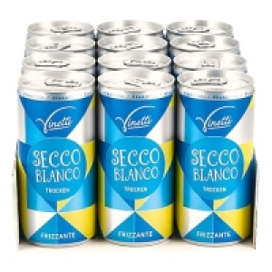 Netto  Vinetti Secco Bianco Frizzante 10,0 % vol 200 ml, 12er Pack