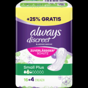 Always Inkontinenz-Einlagen Small Plus