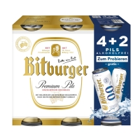 Aldi Süd  Bitburger Multipack 6 x 0,5 l
