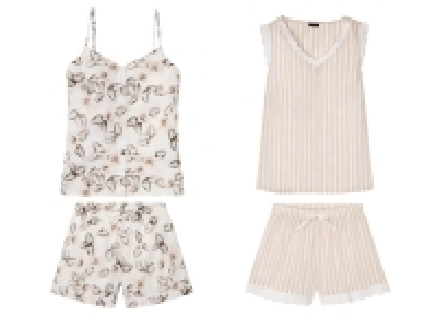 ESMARA® Shorty Pyjama Damen, aus reiner Baumwolle 5.99 €