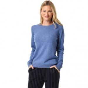 Karstadt  Adagio Cashmere-Pullover Norwegen, Rundhals, uni, Langarm, für Damen