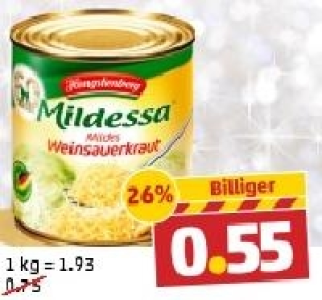 HENGSTENBERG Mildessa oder Rotkohl traditionell 0.55&nbsp;&euro;