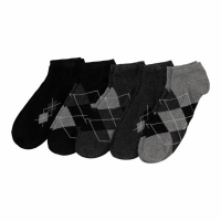 NKD  Herren-Sneaker-Socken mit Rhombus-Muster, 5er-Pack