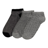 NKD  Herren-Sneaker-Socken mit verschiedenen Muster, 3er-Pack
