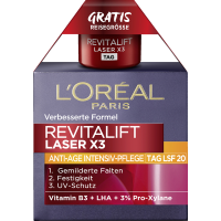 Rossmann Loréal Paris Revitalift Dermo Laser X3 Anti Age Intensiv Pflege Tag 50ml LSF 20 + gratis Dermo