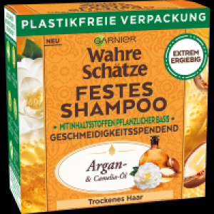 Rossmann Garnier Wahre Schätze Festes Shampoo Argan- & Camelia-Öl