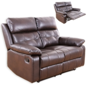 2-Sitzer Sofa - dunkelbraun - Kunstleder - Relaxfunktion 479.00 €